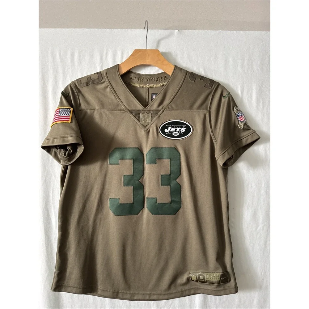 New York Jets Jamal Adams #33 Salute To Service NFL LG Women's Stitched Jersey